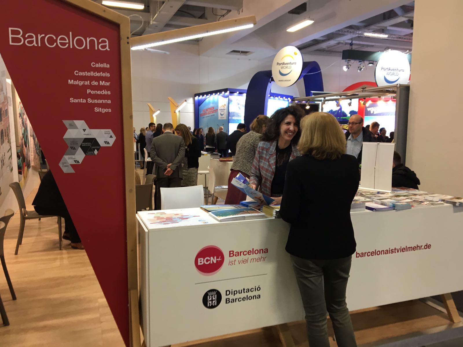 Promoting Santa Susanna at the ITB Berlin fair