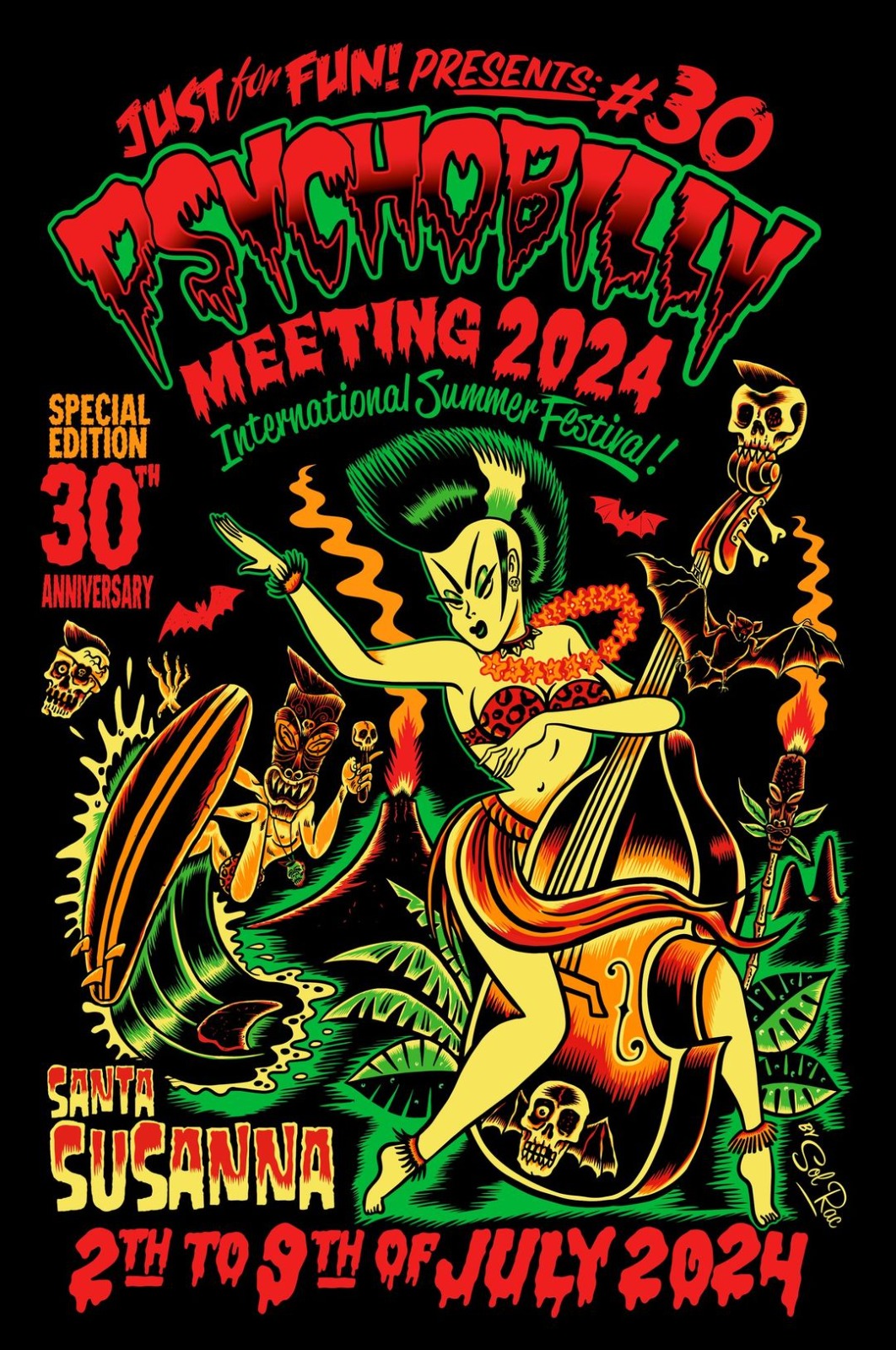 Psychobilly meeting 2024 Santa Susanna Barcelona